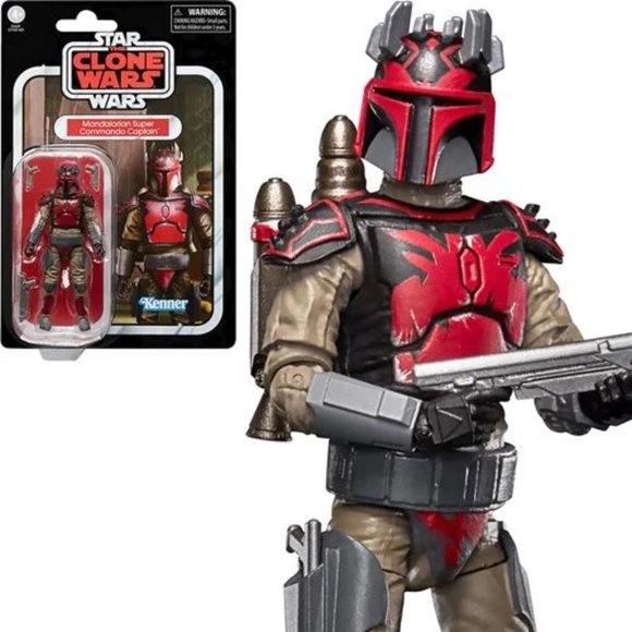 NEW! Star Wars Mandalorian Super Commando Captain 3 3/4-Inch Action Figure - Picture 3 of 9